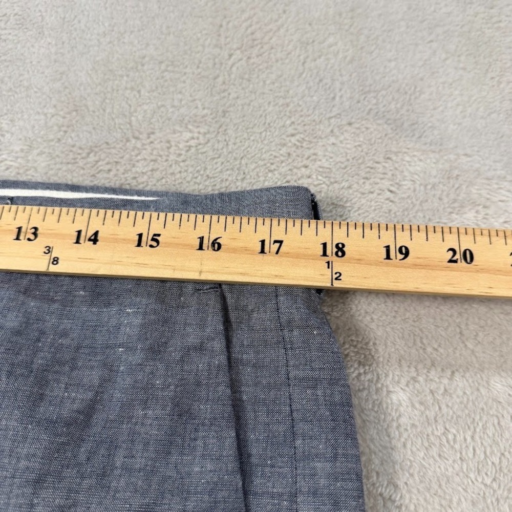 J. Crew Mens 34x30 Ludlow Somelos Cotton Linen Slim Fit Pants Blue Lightweight - Picture 9 of 14